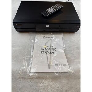 Pioneer DVD Player DV-341 Dolby Digital DTS w/ Remote & Manual Tested